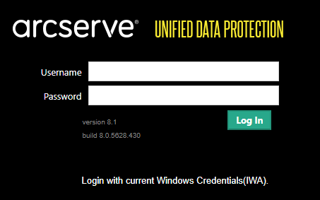 Arcserve Login